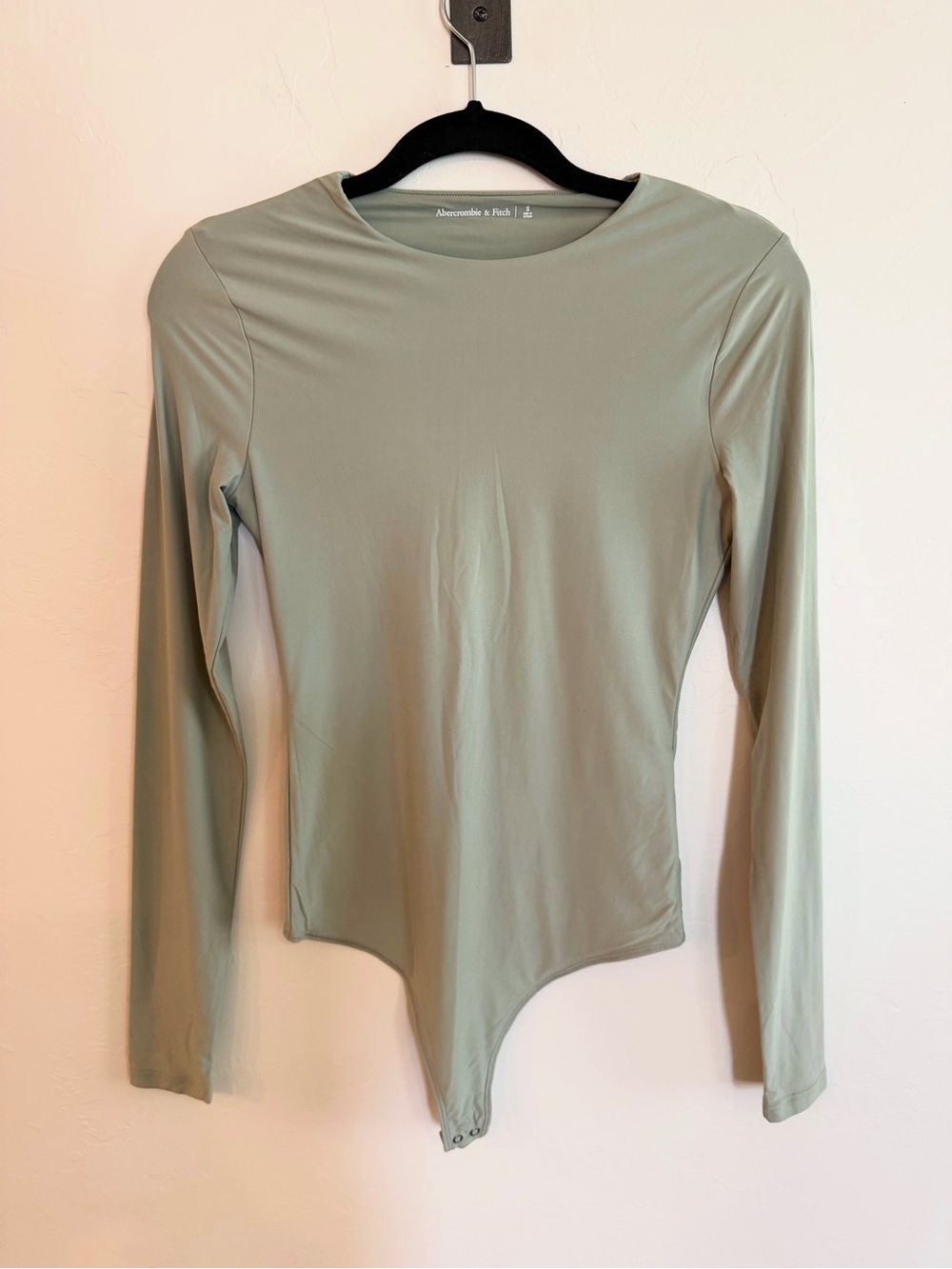 Abercrombie & Fitch Soft Matte Seamless Long Sleeve Bodysuit